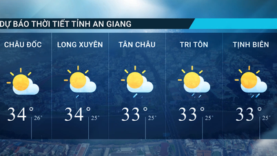Pronóstico del tiempo para la provincia de An Giang el 14 de diciembre de 2025