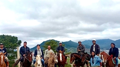 랑비앙 고원의 말발굽