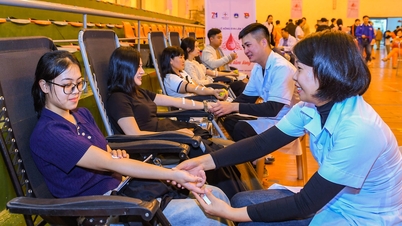 មន្ត្រី និងបុគ្គលិកនៃក្រុមហ៊ុនភាគហ៊ុនថាមពលកំដៅ Pha Lai បានបរិច្ចាគឈាមចំនួន ៣៩៤ ប្លោក។