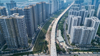 Ho Chi Minh şehrinin 3 numaralı çevre yolunun 14,7 km'lik yükseltilmiş bölümüne, teknik açılış öncesinde daha yakından bir bakış.