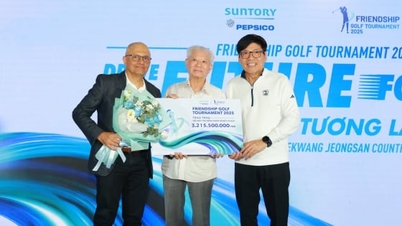 ការប្រកួតវាយកូនហ្គោលមិត្តភាព Suntory PepsiCo Vietnam 2025 ផ្តល់ជំនួយជាង 3.2 ពាន់លានដុងសម្រាប់