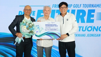 Lebih 3.2 bilion VND didermakan kepada pesakit kanser pediatrik daripada Kejohanan Golf Persahabatan 2025.