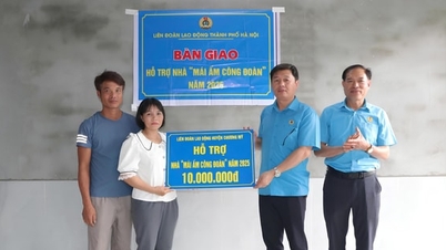 De vreugde van het "zich vestigen" in de liefdevolle huizen die de vakbond van Chuong My ter beschikking stelt.