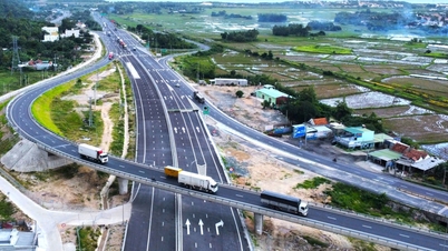 南北高速道路の東部区間はホーチミン市とバンフォン市を結び、まもなく全面完成する。