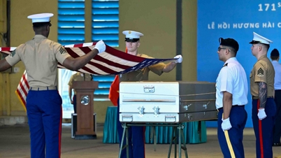 A 171-a ceremonie de repatriere a rămășițelor soldaților americani