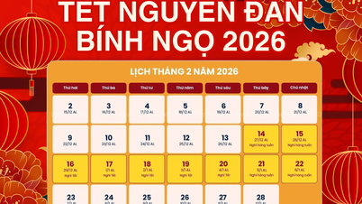 Cinco días libres por las vacaciones del Año Nuevo Lunar (Tet) en 2026 (Año del Caballo).