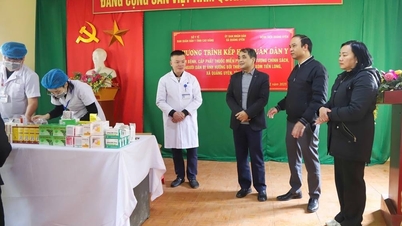 Sở Y tế tổ chức chương trình kết hợp quân dân y khám bệnh, cấp phát thuốc miễn phí tại xã Quảng Uyên