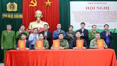 De gemeente Xuan Mai voert een plan uit om knelpunten in de stedelijke orde aan te pakken.