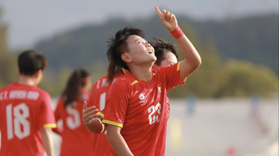 Одержав победу над Индонезией, женская сборная Вьетнама по футболу вышла в финал Игр Юго-Восточной Азии 33.