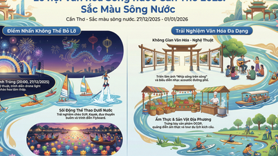 Detaljer om aktiviteterna vid den allra första flodkulturfestivalen som hölls i Can Tho.