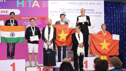 Vietnam's team ranked 4th in the world at the 2025 Memory Championship.