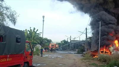 Pożar w firmie drzewnej w okręgu Tan Hiep został skutecznie opanowany.
