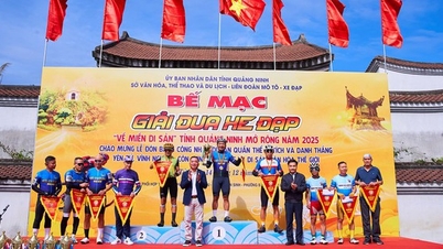 ការប្រណាំងកង់ "វិលត្រឡប់ទៅរកបេតិកភណ្ឌ" ដែលបានពង្រីកដល់ខេត្តក្វាងនិញក្នុងឆ្នាំ ២០២៥៖ ការតភ្ជាប់បេតិកភណ្ឌតាមរយៈចលនាបៃតង។