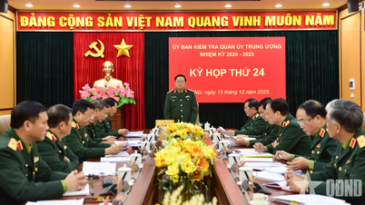 ترأس الجنرال نغوين ترونغ نغيا الدورة الرابعة والعشرين للجنة التفتيش التابعة للجنة العسكرية المركزية.