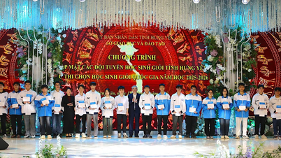 Hung Yen province sends out its team to compete in the national excellent student selection competition for the 2025-2026 school year.