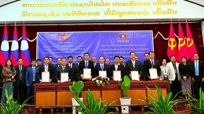 Dien Bien és hat észak-laoszi tartomány megerősíti az együttműködést az ipar és a kereskedelem területén.