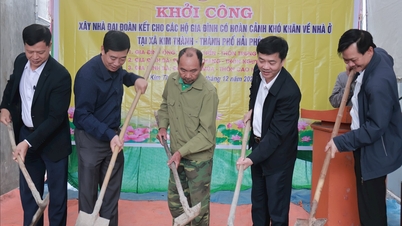 Kim Thanh zahajuje stavbu 3 domů „Velké solidarity“.