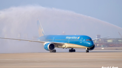 Aeronava Boeing 787 a aterizat în siguranță pe aeroportul Long Thanh astăzi la ora 16:00.