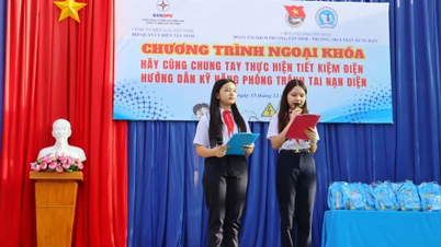 Tay Ninh Power Company: Bevordering van elektriciteitsveiligheid en -besparing onder studenten.