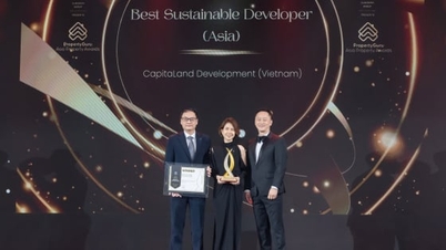 A CapitaLand Development recebeu o título de 'Desenvolvedora Imobiliária Sustentável de Destaque'.