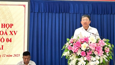 លោក វូ ហៃហា អនុលេខាគណៈកម្មាធិការបក្សរដ្ឋសភា ជួបជាមួយអ្នកបោះឆ្នោតនៅខេត្តដុងណៃ។