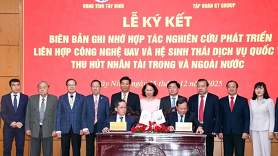 Tay Ninh collaborates with CT Group to create a flagship product: unmanned aerial vehicles (drones).
