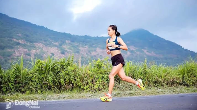 Track and field athlete Hoang Thi Ngoc Hoa was discharged from the hospital tonight.