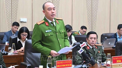 Kamu Güvenliği Bakanlığı basın toplantısı: Nguyen Hoa Binh (Köpekbalığı Binh) hakkında vergi kaçakçılığı suçlamasıyla ek dava açıldı.