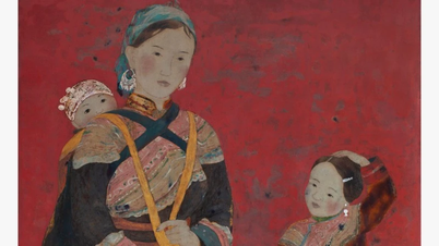 Тихая, непреходящая красота лаковых картин художницы Нгуен Тхи Куэ.