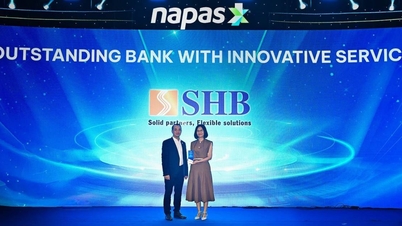 SHB ໄດ້ຮັບກຽດຕິຍົດຈາກ Napas ສຳລັບນະວັດຕະກໍາໃນການຈ່າຍເງິນດິຈິຕອນ.