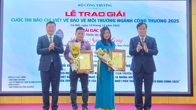 El periódico y radio y televisión Khanh Hoa tuvo un trabajo que ganó una mención honorífica en el Concurso de Periodismo 2025 sobre Protección Ambiental en el Sector Industrial y Comercial.