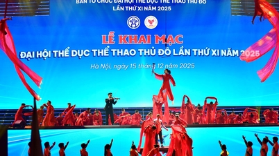 Ceremonia de apertura del 11º Festival Deportivo de la Ciudad Capital de Hanoi