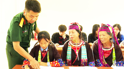 Spreading literacy in ethnic minority areas.