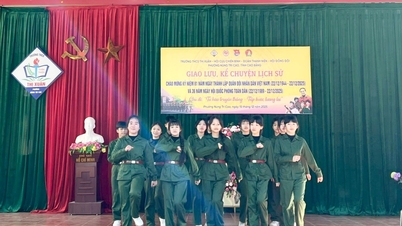 Thi Xuan Ortaokulu, Vietnam Halk Ordusu'nun kuruluşunun 81. yıl dönümünü kutluyor (22 Aralık 1944 - 22 Aralık 2025) - Cao Bang Çevrimiçi Gazetesi