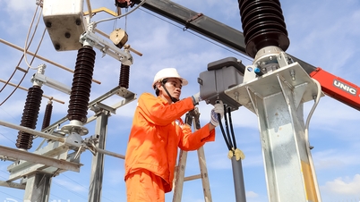 The electricity sector "reaches the finish line ahead of schedule" at the Long Thanh Airport Project.