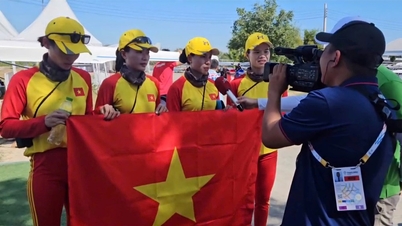 Η ομάδα κωπηλασίας του Βιετνάμ κατέκτησε το 41ο χρυσό μετάλλιο για την Αθλητική Αποστολή του Βιετνάμ.