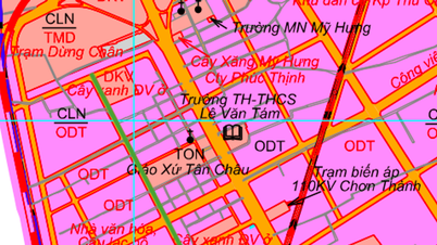 Chơn Thành-planlegging: 3 nye veier i den sentrale bydelen