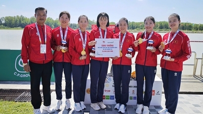 L'équipe vietnamienne d'aviron remporte la médaille d'or aux 33e Jeux d'Asie du Sud-Est