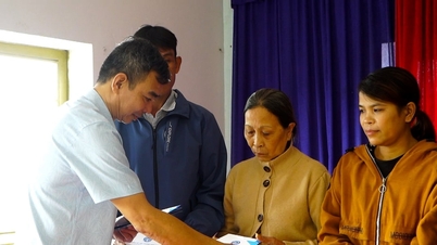 التبرع بـ 50 بطاقة تأمين صحي لسكان بلديتي كوي فوك ونونغ سون.