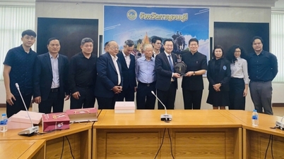 Novinářská asociace Quang Ninh si vyměnila novinářské zkušenosti v provincii Kanchanaburi v Thajsku.