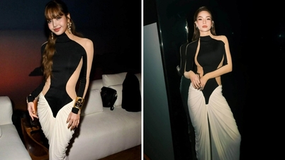 Ho Ngoc Ha and Lisa both wore high-end dresses worth over 300 million VND.