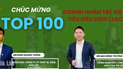 ខេត្តដាក់ឡាក់មានសហគ្រិនវ័យក្មេងពីររូបដែលបានទទួលពានរង្វាន់ផ្កាយក្រហម - សហគ្រិនវ័យក្មេងវៀតណាមឆ្នើមឆ្នាំ ២០២៥។