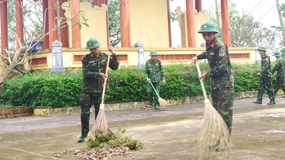 Rejimen ke-841 menganjurkan latihan lapangan yang digabungkan dengan kerja-kerja jangkauan awam.