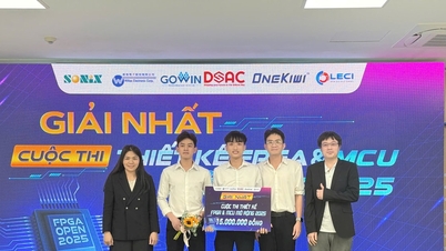 Ho Chi Minh City University of Technology and Education won first prize in the "2025 Expanded FPGA & MCU Design Competition".