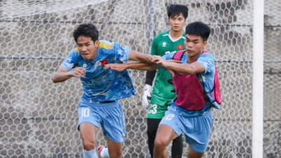 Vietnamský tým do 22 let má generální zkoušku na zápas proti Thajsku o zlatou medaili na SEA Games.