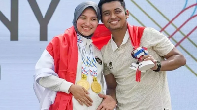 VĐV Indonesia mang thai 4 tháng vẫn giành 2 HCV SEA Games 33