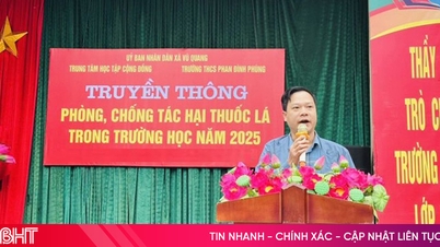 Tuyên truyền phòng, chống tác hại thuốc lá cho giáo viên, học sinh
