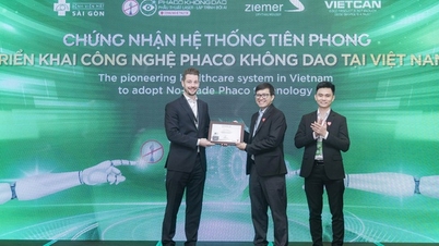 Klinik Mata Saigon diberi penghormatan sebagai sistem perintis dalam teknologi Phaco No-Blade.