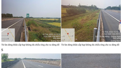 Mnoho potenciálních dopravních rizik na dálnici Da Nang - Quang Ngai zůstává neřešených.