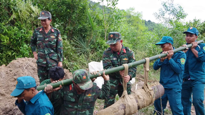 Khanh Hoa: Safely defused a bomb weighing over 150kg.